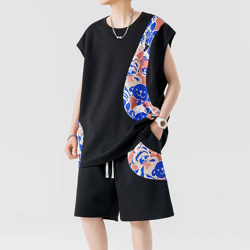 LBD-TZ8989 black (top+shorts)